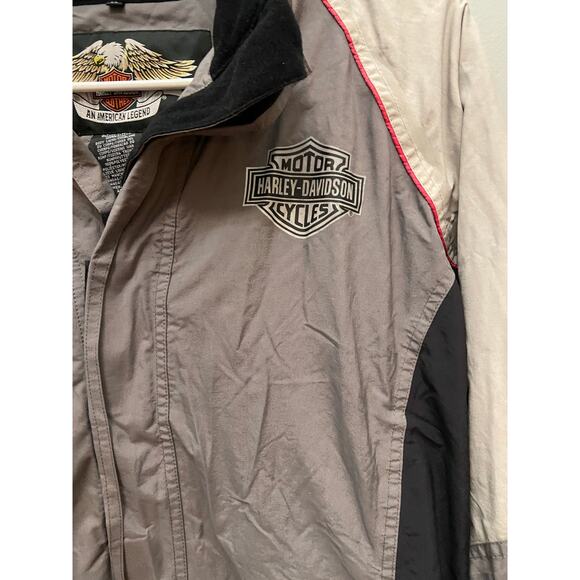 Harley Davidson hooded windbreaker size medium - Picture 9 of 9